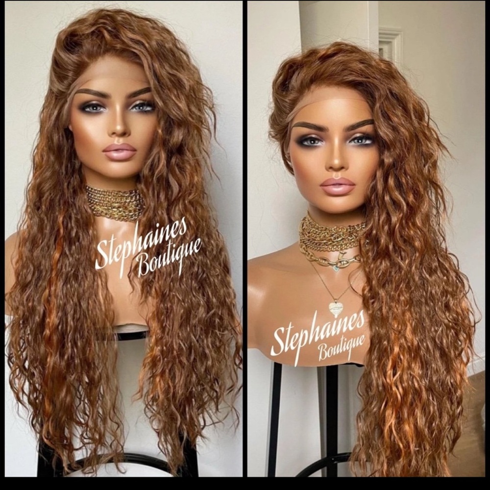 Human Hair Blended Lace Front Wig